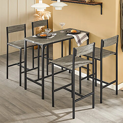 sobuy SoBuy OGT14-N Set Table + 4 Tabourets