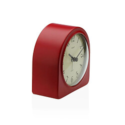 Horloge de table Versa Luxa Rouge Plastique 5,8 x 10 x 10 cm