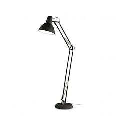 Ideal Lux Lampe de bureau Wally Métal Noir mat 1 ampoule 160cm