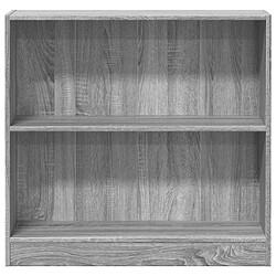 Avis vidaXL Bibliothèque sonoma gris 80x24x76 cm bois d'ingénierie