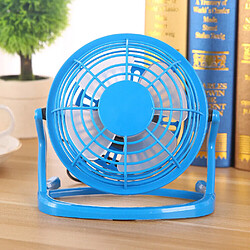 Avis (10) Mini Ventilateur de Bureau USB Bleu Petit Refroidisseur Personnel Silencieux Table Portative d'Alimentation USB