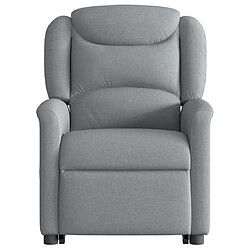 Acheter vidaXL Fauteuil inclinable Gris clair Tissu