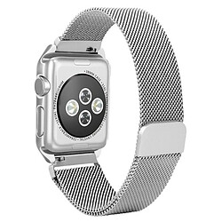 Bracelet À Fermoir Magnétique En Boucle Milanaise Phonecare Compatible avec Apple Watch Series 10 - 46mm - Gris