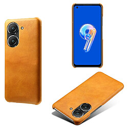 Coque en TPU + PU texture des veaux, antidérapante, antichocs pour votre Huawei Mate 50 4G - orange