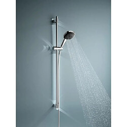 Ensemble de douche avec pommeau 3 jets, barre 90cm et flexible - GROHE Vitalio Comfort 110 26932001 - Economie d'eau - Chromé