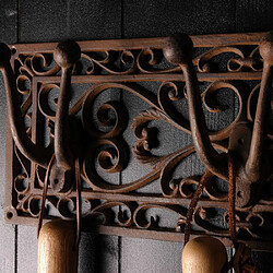 Acheter Esschert Design Porte outils jardin Antique en fonte 3 supports.