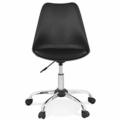 Paris Prix Chaise de Bureau Design Amidon 81cm Noir