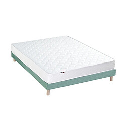 Idliterie Ensemble Matelas Ressorts Fermes biconiques SPECTRE + Sommier Made in France