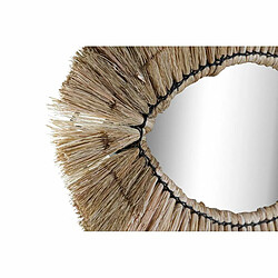 Avis Miroir mural DKD Home Decor Verre Naturel Jute (54 x 3 x 34 cm)