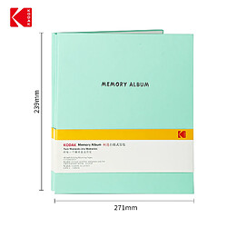 KODAK - Album Photo de 20 pages adhésives, Format 23,5x27cm, Vert - 9891315 - Vert