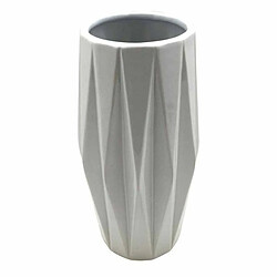 Paris Prix Vase Déco en Céramique Origami 24cm Blanc