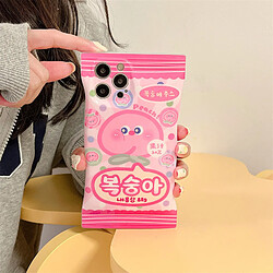 GUPBOO Étui pour iPhone11 wow jus de pêche coque de téléphone portable mignonne pour les femmes