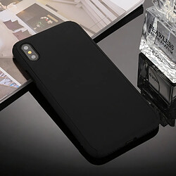 Avis Wewoo Coque renforcée noir pour iPhone X 360 degrés pleine couverture détachable PC Housse de protection avec film de verre trempé