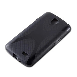 Cadorabo Coque LG F70 Etui en Noir