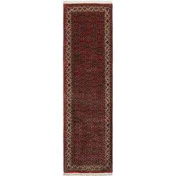 Vidal Tapis de couloir en laine 292x80 rouge Bidjar