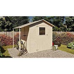 Habitat Et Jardin Abri de jardin bois 4.6 m2 avec bucher Jura - 15 mm