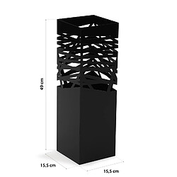 Avis Versa Porte-parapluie pour l’entrée Rulo 15,5x15,5x49cm,Métal, Noir