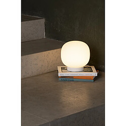 Faro Barcelona Lampe de Table Globe Blanc Mat