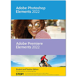 Adobe Systems Adobe Photoshop Elements & Premiere Elements 2022 - EDUCATION - Licence perpétuelle - 2 PC - A télécharger 