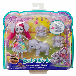 Ludendo Enchantimals Esmeralda Éléphant et famille