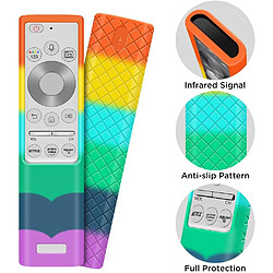 Avis SANAG Housse De Silicone Pour Telecommande Samsung Bn59-01311G Bn59-01311B Bn59-01265A Bn59-01358B, Antiderapant etui De Protection Pour Samsung Remote(Rainbow)