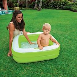 Avis INTEX Piscine gonflable enfant / bébé pataugeoire Carree 85 x 85 x 23 cm (couleur aléatoire)