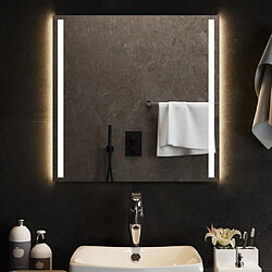 Maison Chic Miroir à LED,Miroir Lumineux LED pour salle de bain,Miroir decoration 60x60 cm -MN84561