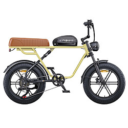 Vélo électrique ENGWE M1,250 W,48 V 15,6 Ah, gros pneu 20 x 4,0 pouces,25 km/h,90 km- Jaune