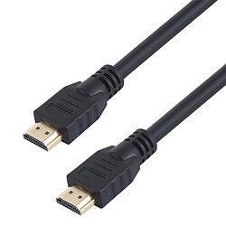 Wewoo Cable HDMI Câble Full HD haute vitesse 4K x 2K 30AWG HDMI avec Ethernet audio / vidéo numérique avancé TV 4K x 2K connecté à l'ordinateur 19 + version cuivre étamé, longueur: 1,5 m