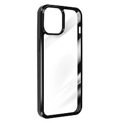 Avizar Coque pour iPhone 15 Plus Rigide Contour Souple Antichoc Série Solid Frame Noir