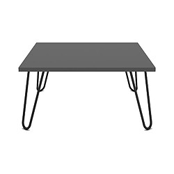 Helloshop26 Table basse 60 x 60 x 30 cm anthracite noir 03_0008520