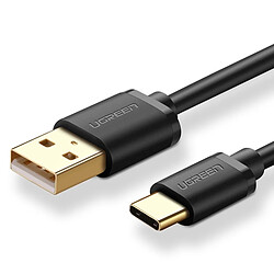 Wewoo Cable 3A Max Output Câble de données synchronisation avec rapide en PVC USB-USB / Type-C, longueur: 0,25 m (Noir)