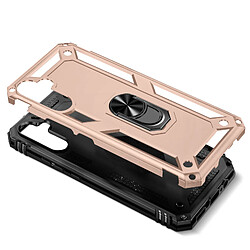 Avizar Coque pour Galaxy A54 5G Hybride Bague Magnétique Série ArmoRing Rose Gold pas cher