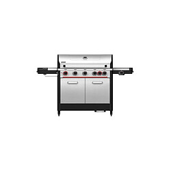 HAMSON Barbecue au gaz en inox 5 brûleurs Byron