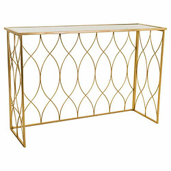 Acheter Meuble d'Entrée Alexandra House Living Doré Métal verre Bois MDF 40 x 80 x 120 cm