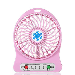 Ventilateur de Lumière Led Rechargeable Portable Mini Bureau Refroidisseur D'Air De Charge Usb Régulation De Vitesse à 3 Modes Fonction d'Éclairage Led Refroidissement