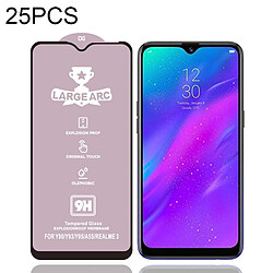 Wewoo Film de verre trempé Pour OPPO Realme 3 25 PCS 9H HD de plein écran à haute alumine