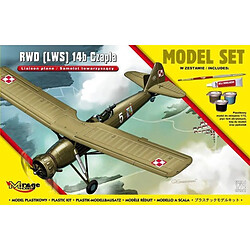 RWD (LWS) 14b CZAPLA (Liaison Plane) Model Set- 1:72e - Mirage Hobby