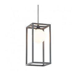 Luminaire Center Suspension industrielle et rétro Daisy gris