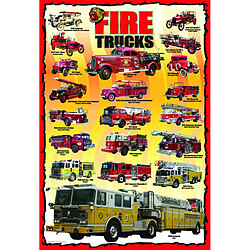 Eurographics Fire Trucks Mo Puzzle (100 pièces)