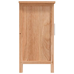 Maison Chic Armoire de salle de bain,Meuble de rangement,Meuble haut 66x29x61,5 cm Bois massif de noyer -GKD662213 pas cher