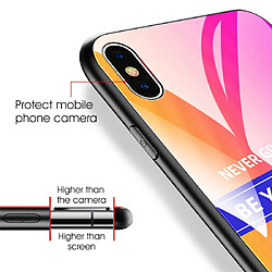 Wewoo Coque Rigide Pour iPhone XR Shockproof PC + TPU + étui de protection en verre rose pas cher