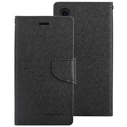 Wewoo Étui à rabat horizontal en cuir FANCY DIARY pour iPhone XR, avec support, logements pour cartes et porte-monnaie (noir)