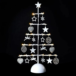 Décoration Lumineuse Sapin 45cm Blanc Chaud