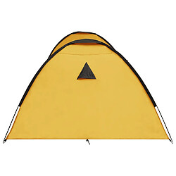 Acheter vidaXL Tente igloo de camping 650x240x190 cm 8 personnes Jaune