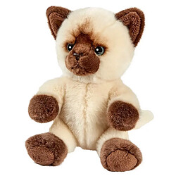 Anima Peluche Chat Siamois Tetabizous - 17 cmH