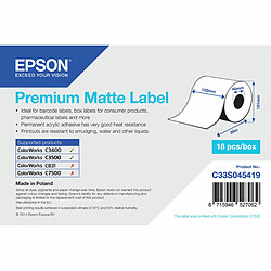 Rouleau de Papier Thermique Epson C33S045419 (1 Unités)