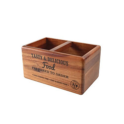 Rangement de table en acacia avec ardoise Food Glorious T&G Woodware