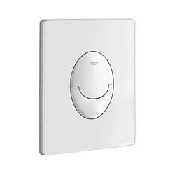 plaque de commande - grohe wc skate air - pour mécanisme pneumatique - blanc - grohe 38505sh0