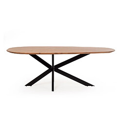 BOIS & CHIFFONS Oval table 220 cm pas cher